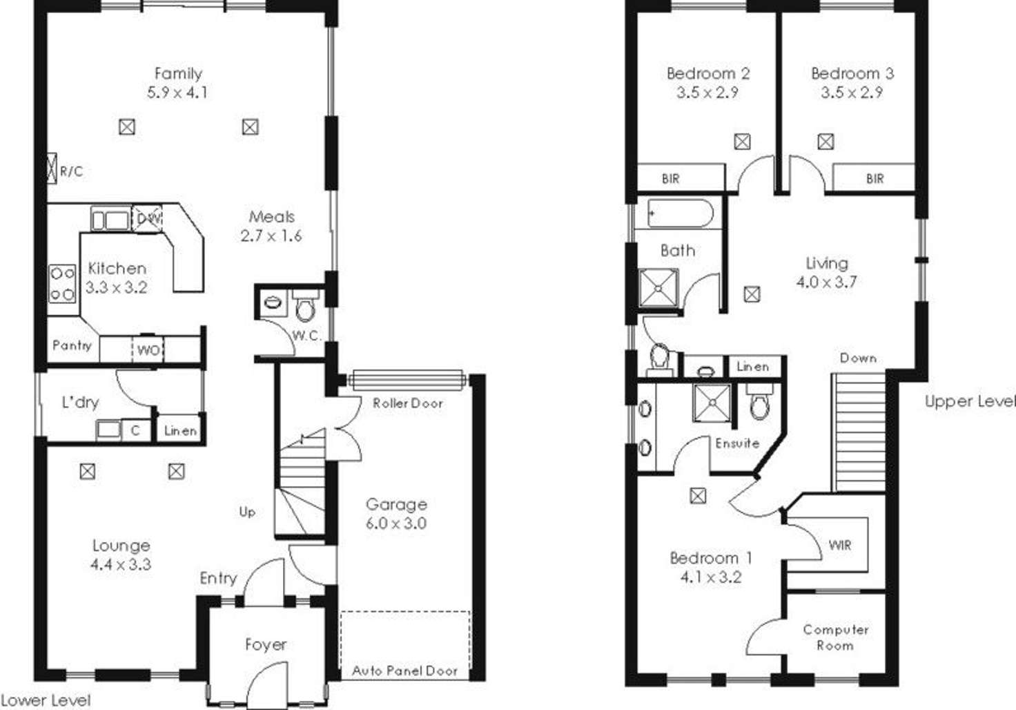 Floorplan of Homely house listing, 1/6 Dene Road, Highbury SA 5089