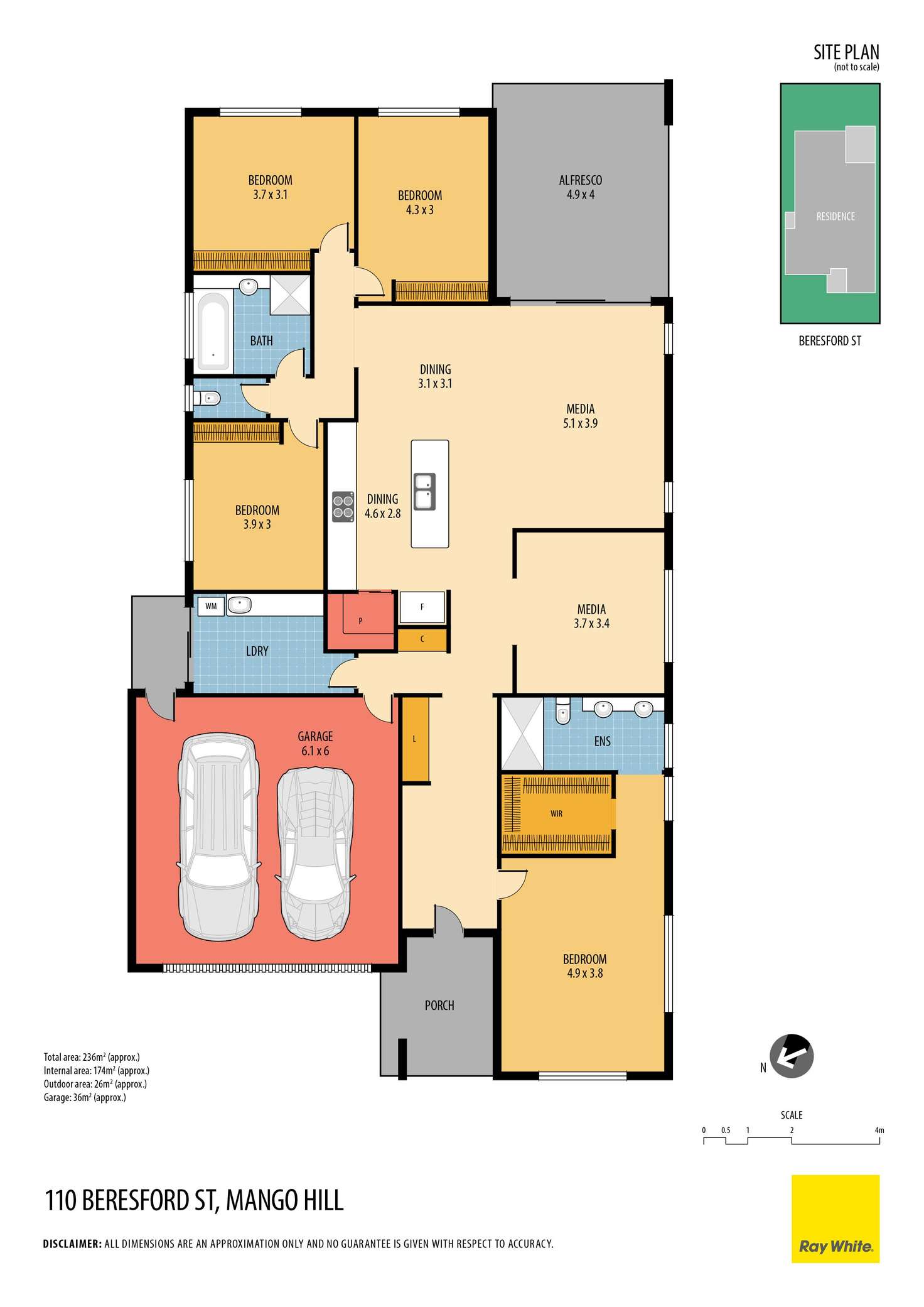 Floorplan of Homely house listing, 110 Beresford Street, Mango Hill QLD 4509
