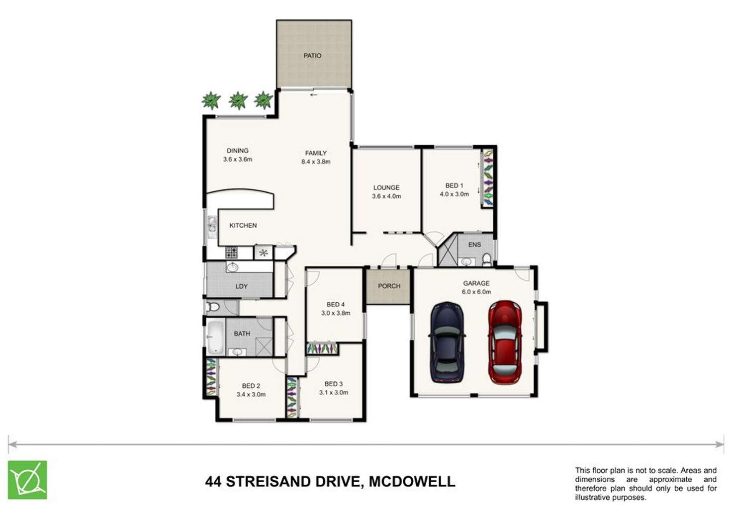 Floorplan of Homely house listing, 44 Streisand Drive, Mcdowall QLD 4053