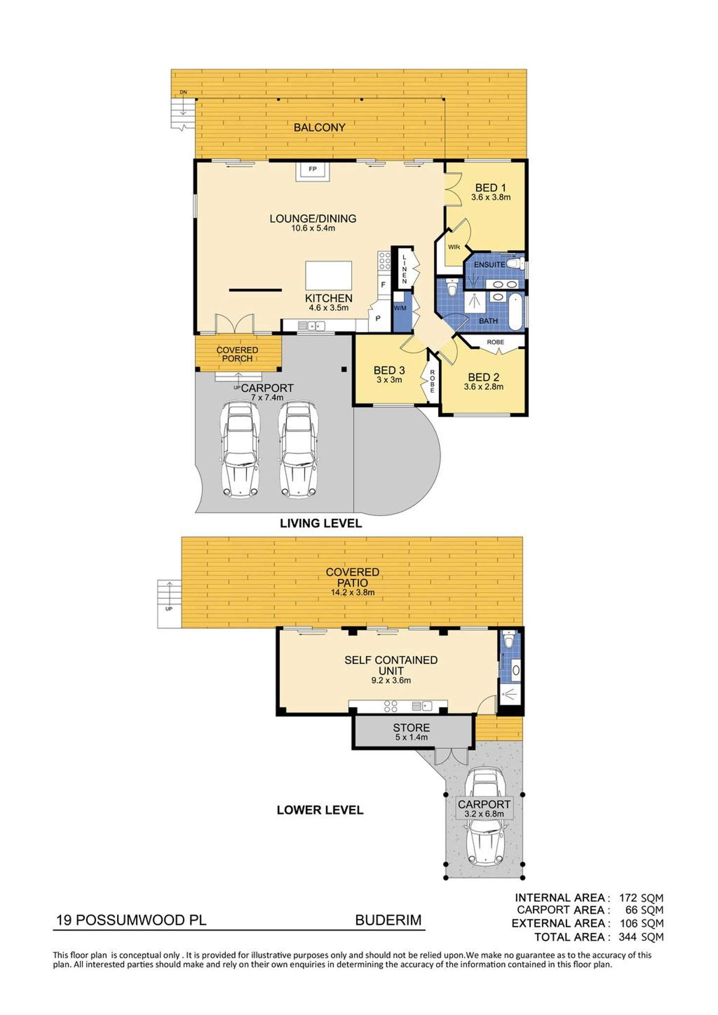 Floorplan of Homely house listing, 19 Possumwood Place, Buderim QLD 4556