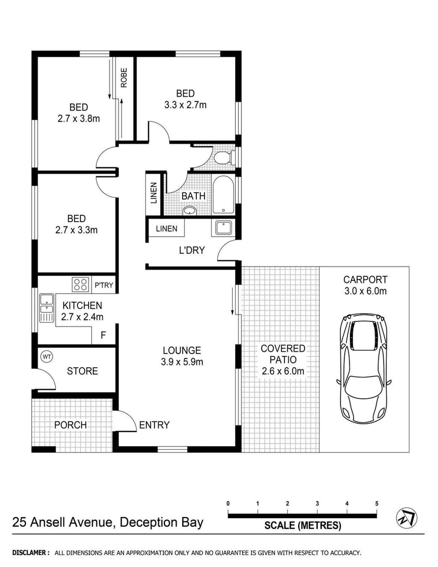 Floorplan of Homely house listing, 25 Ansell Avenue, Deception Bay QLD 4508