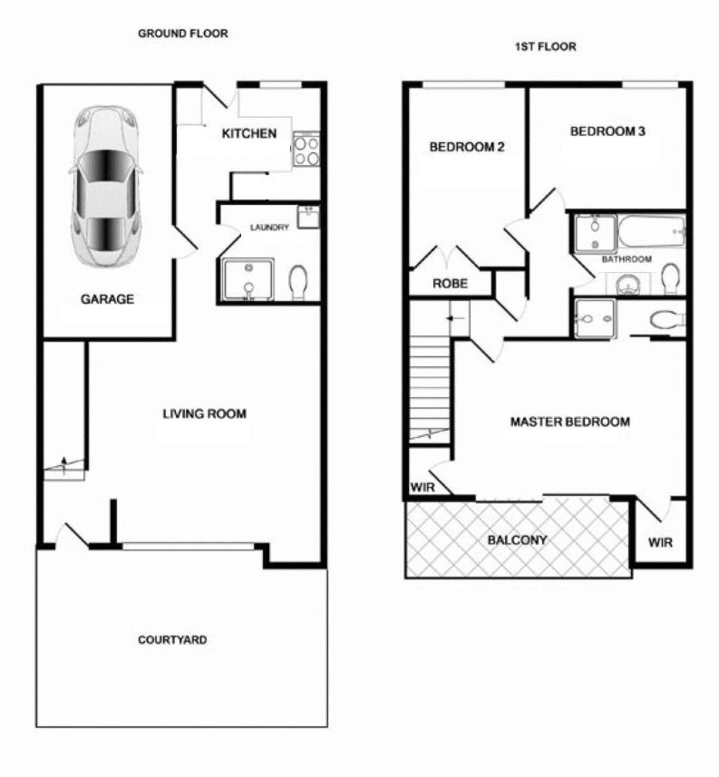 Floorplan of Homely unit listing, 2/104 Fisher Road, Dee Why NSW 2099