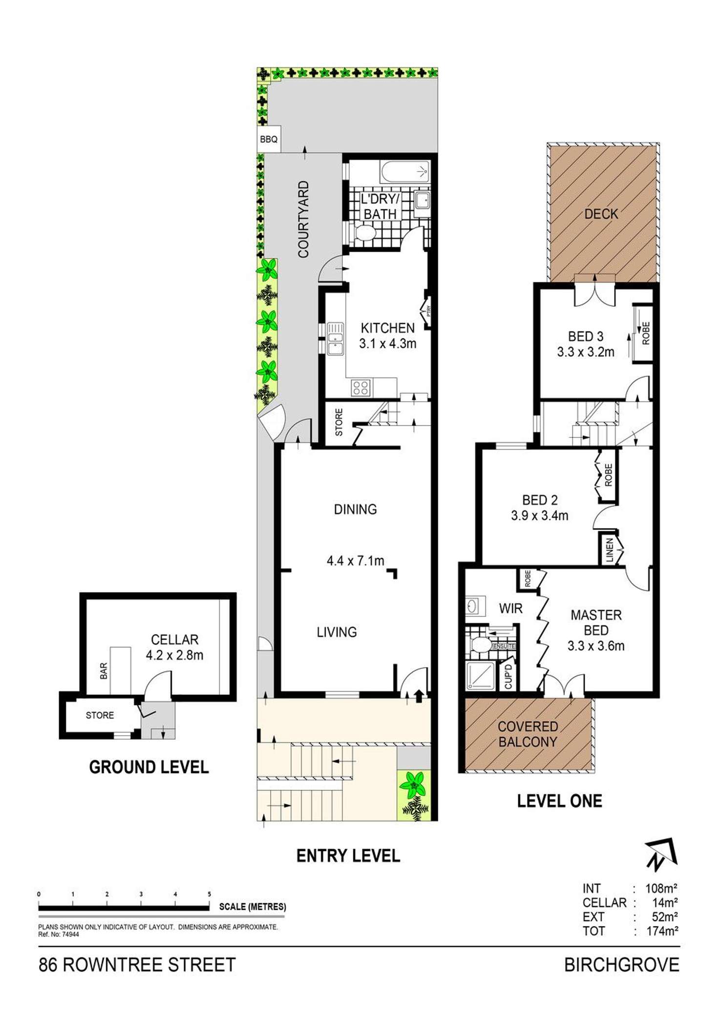 Floorplan of Homely house listing, 86 Rowntree Street, Birchgrove NSW 2041