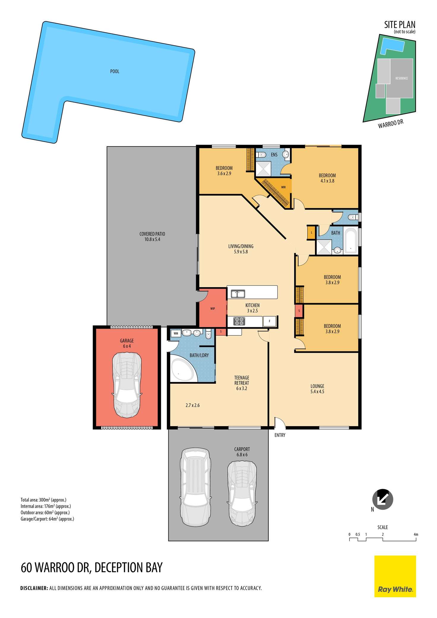 Floorplan of Homely house listing, 60 Warroo Drive, Deception Bay QLD 4508