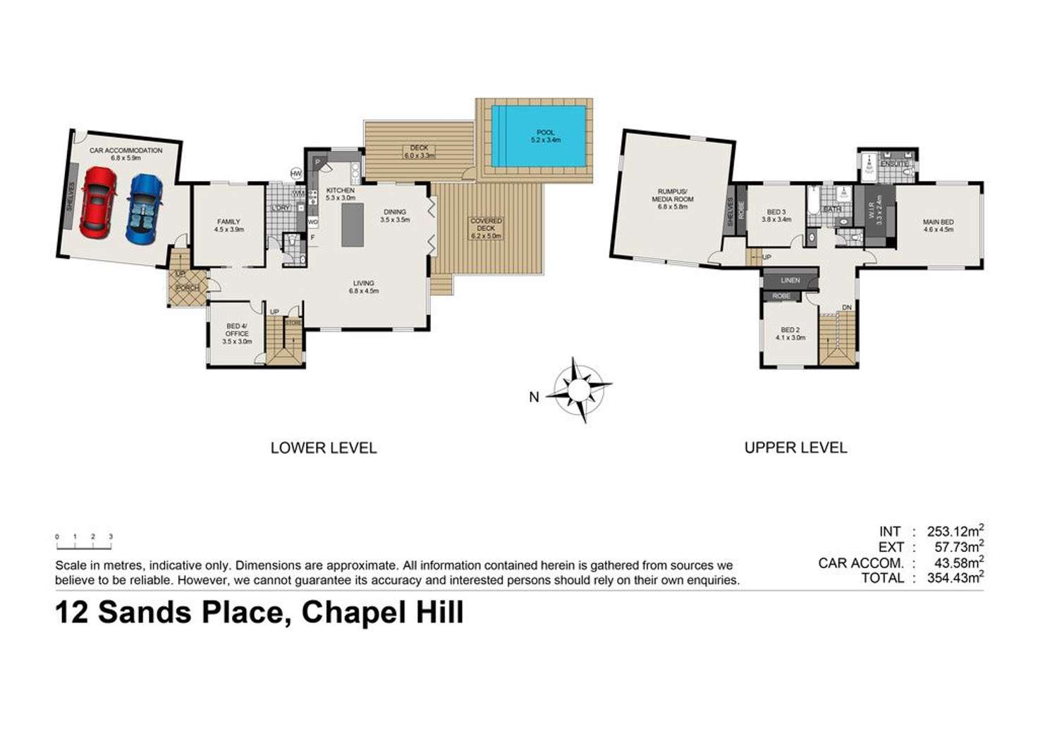 Floorplan of Homely house listing, 12 Sands Place, Chapel Hill QLD 4069