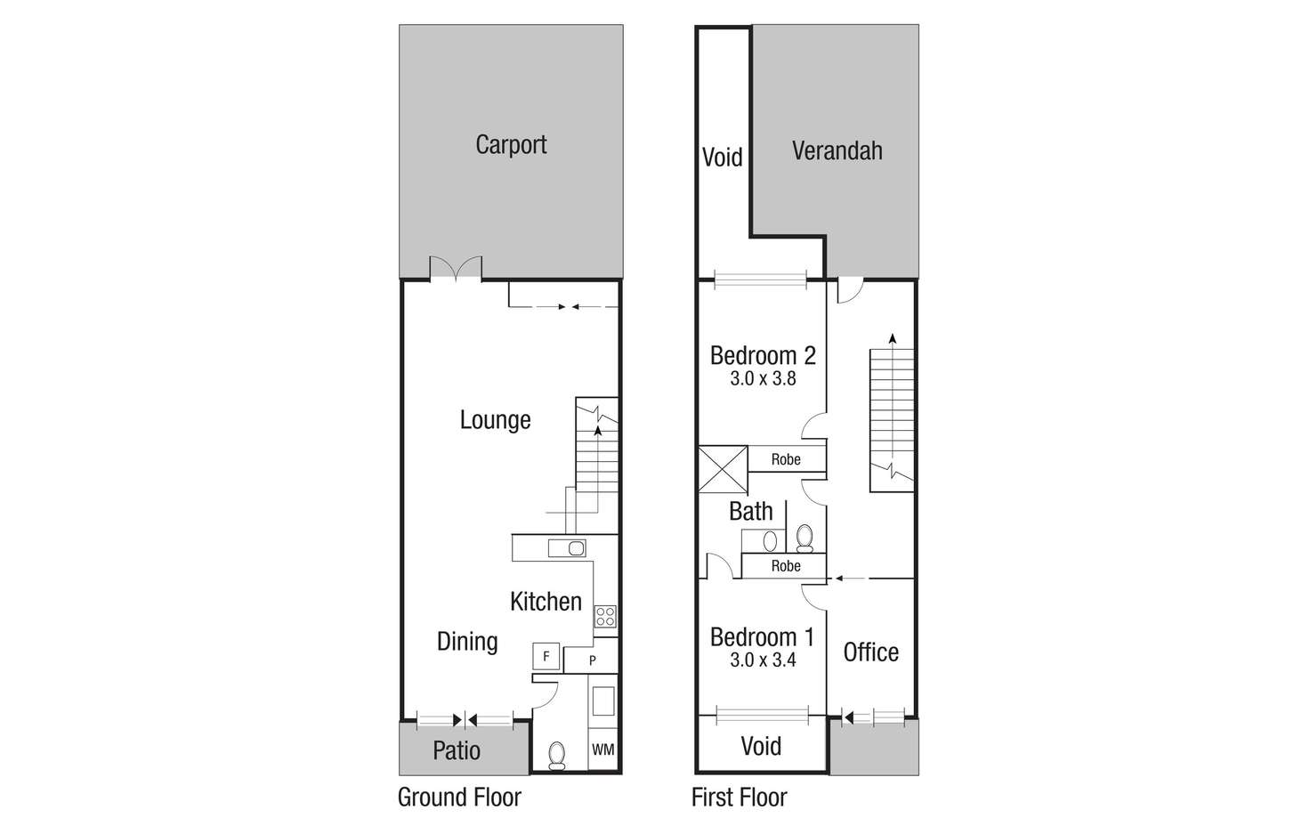 Floorplan of Homely unit listing, 4/23 Echlin Street, West End QLD 4810