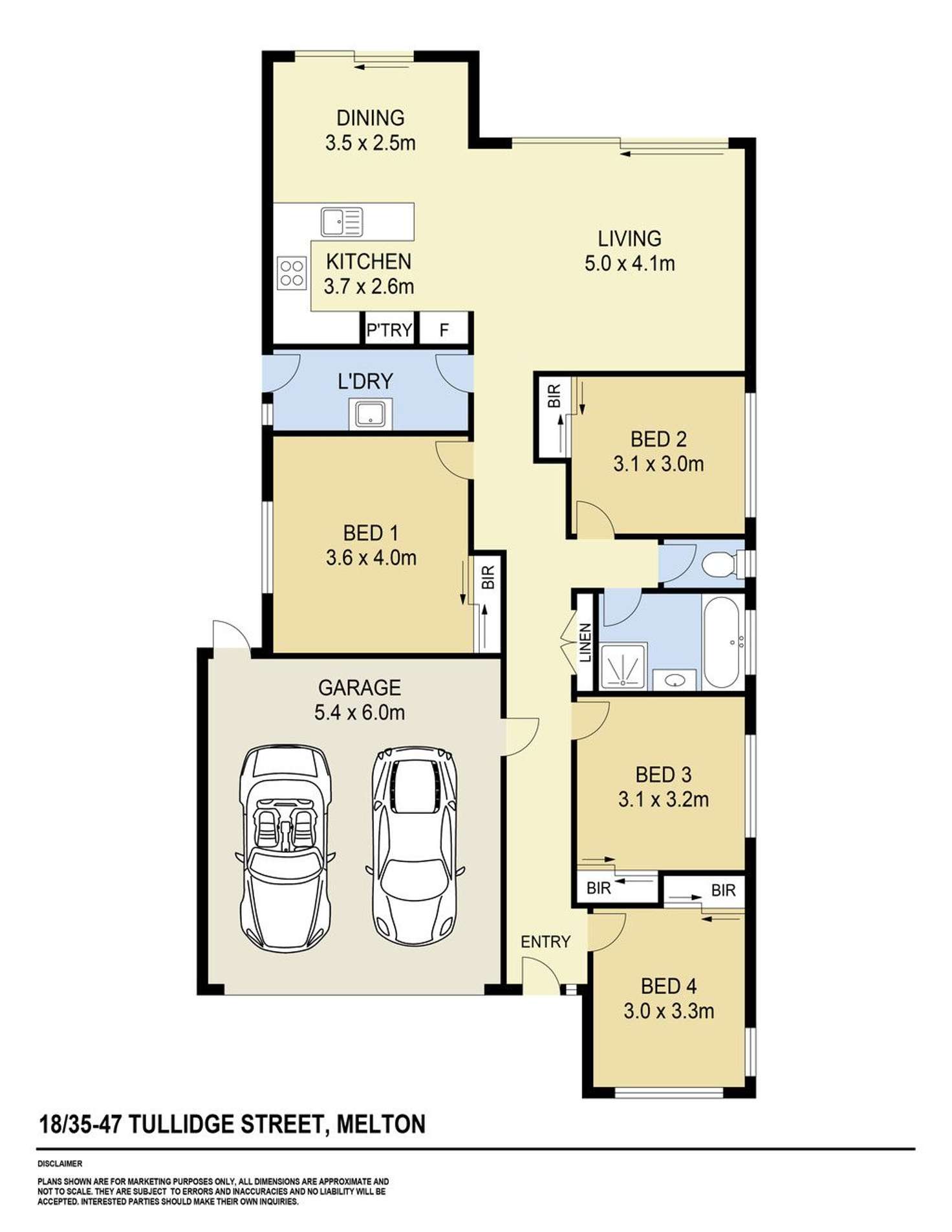 Floorplan of Homely house listing, 18/35 Tullidge Street, Melton VIC 3337