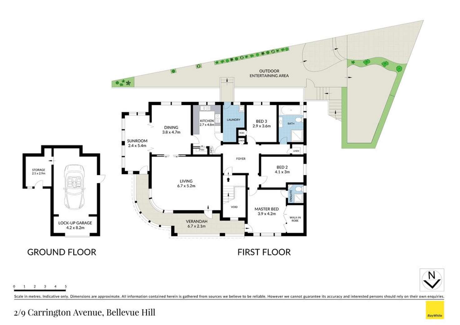 Floorplan of Homely apartment listing, 2/9 Carrington Avenue, Bellevue Hill NSW 2023
