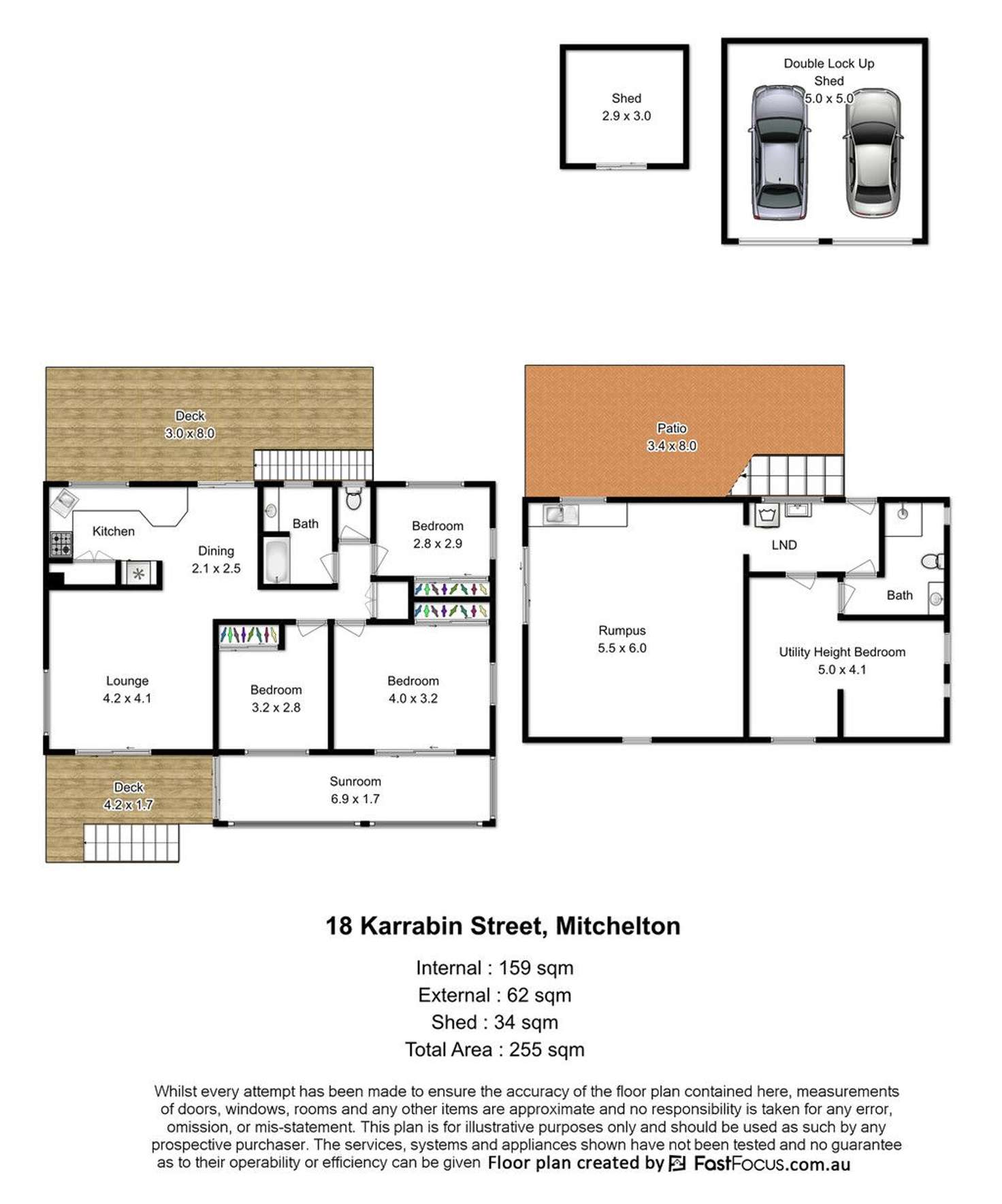 Floorplan of Homely house listing, 18 Karrabin Street, Mitchelton QLD 4053