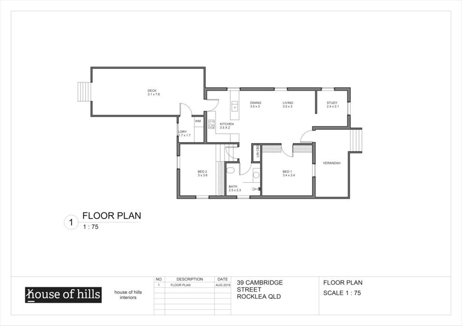 Floorplan of Homely house listing, 39 Cambridge Street, Rocklea QLD 4106