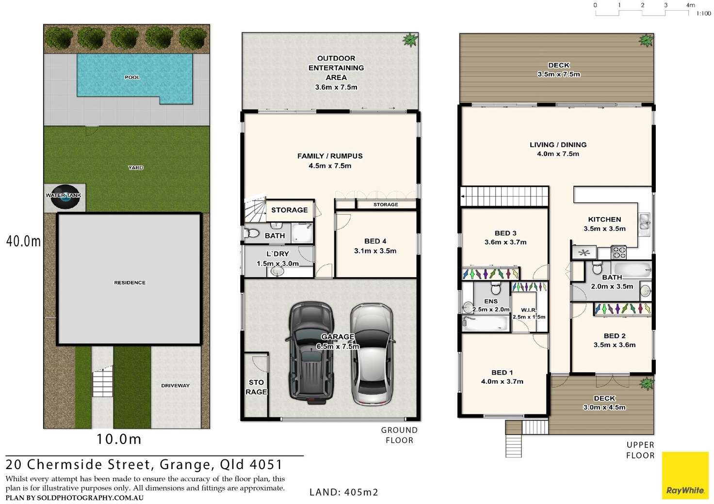 Floorplan of Homely house listing, 20 Chermside Street, Grange QLD 4051