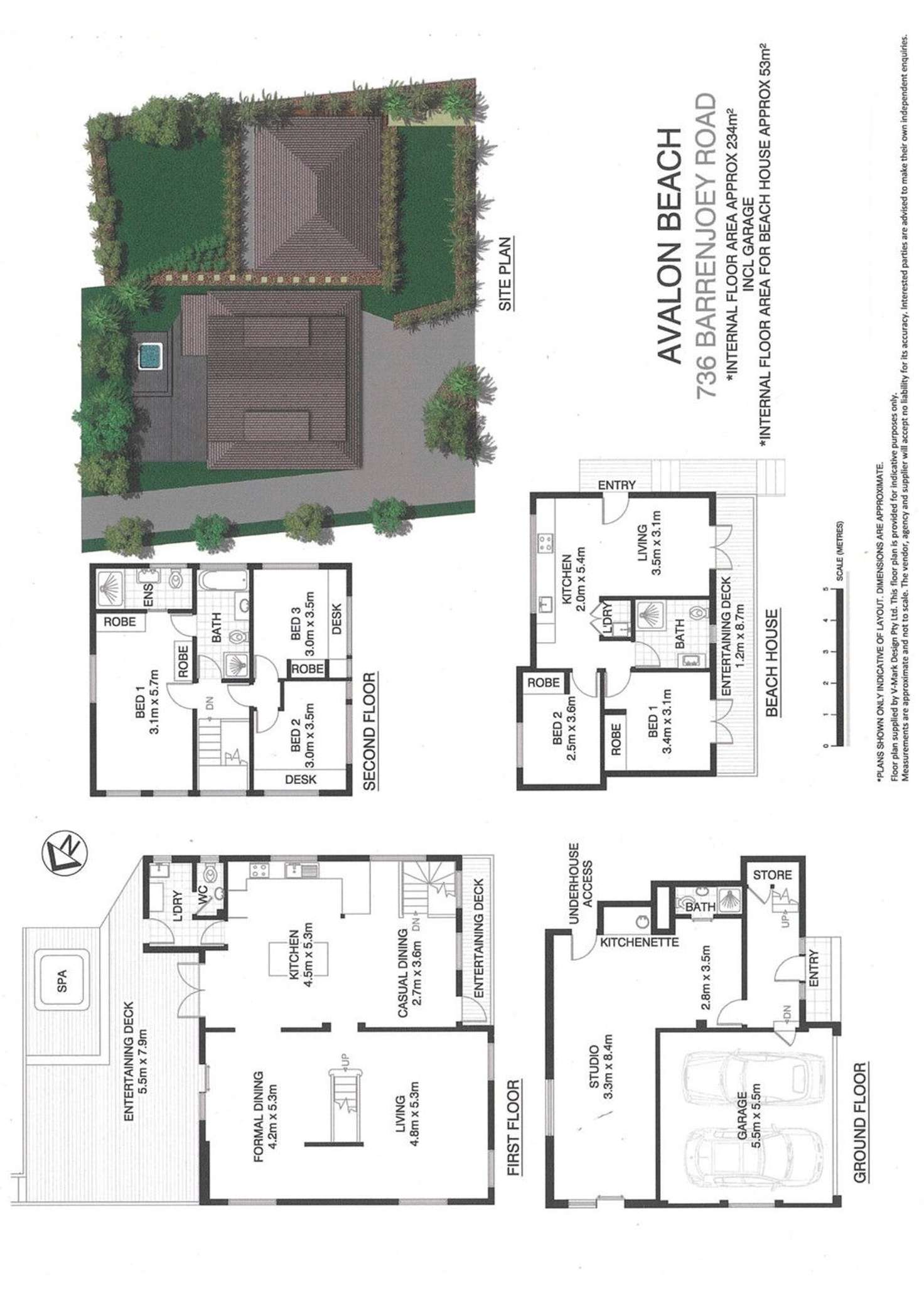Floorplan of Homely house listing, 736 Barrenjoey Road, Avalon Beach NSW 2107
