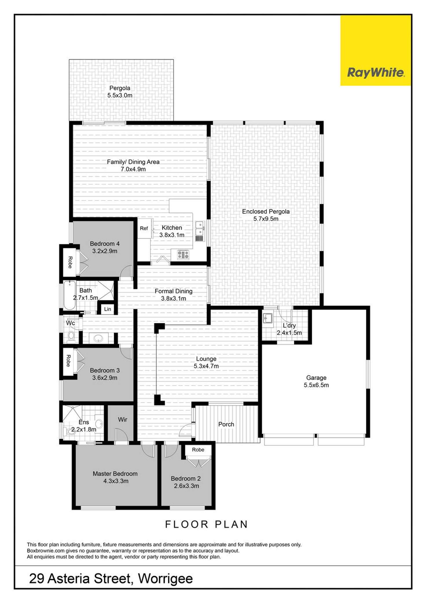 Floorplan of Homely house listing, 29 Asteria Street, Worrigee NSW 2540