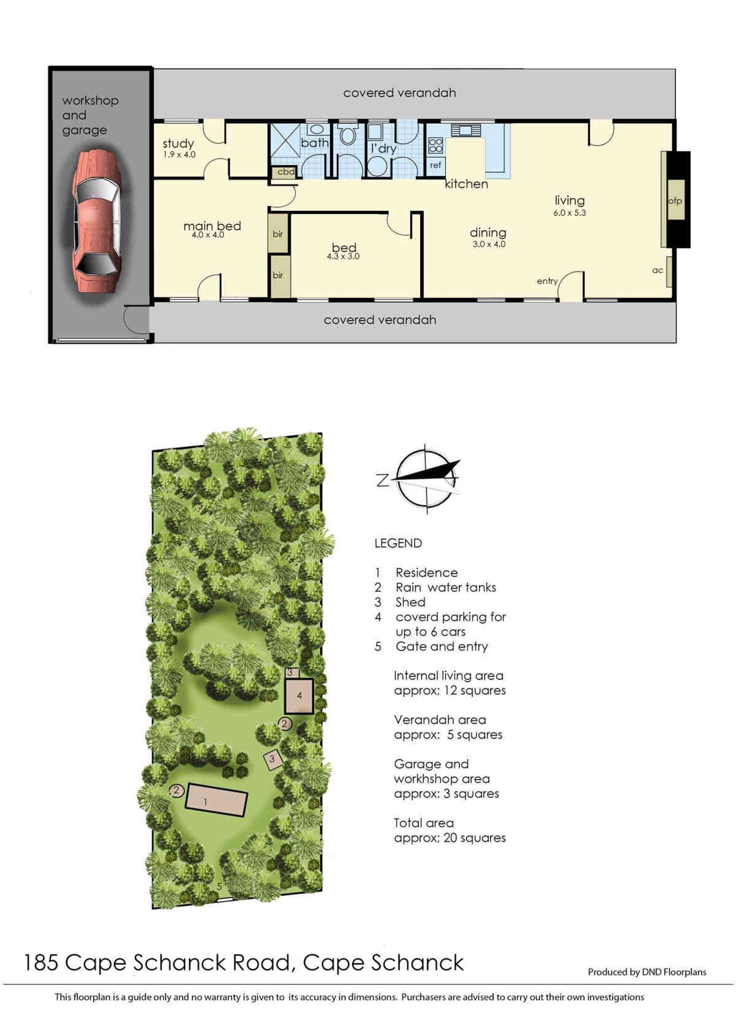 Floorplan of Homely house listing, 185 Cape Schanck Road, Cape Schanck VIC 3939