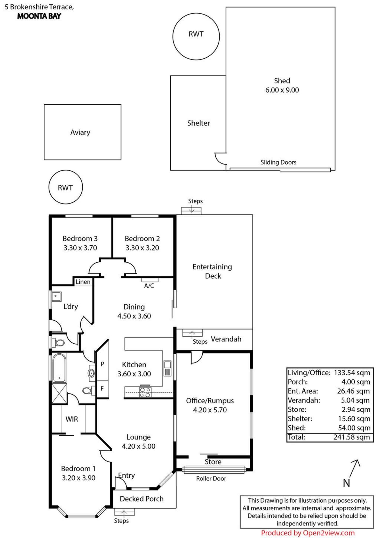 Floorplan of Homely house listing, 5 Brokenshire Terrace, Moonta Bay SA 5558