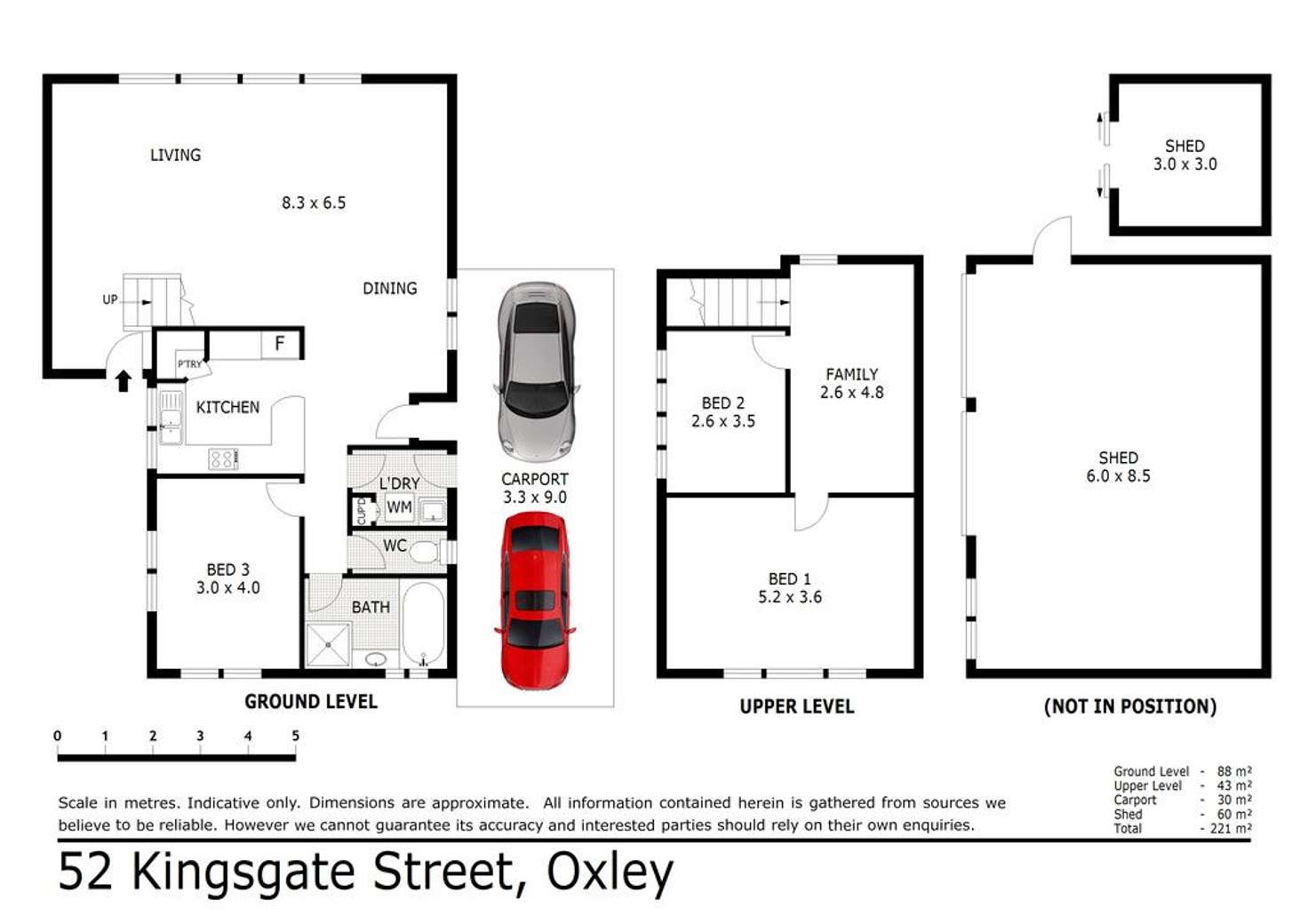 Floorplan of Homely house listing, 52 Kingsgate Street, Oxley QLD 4075