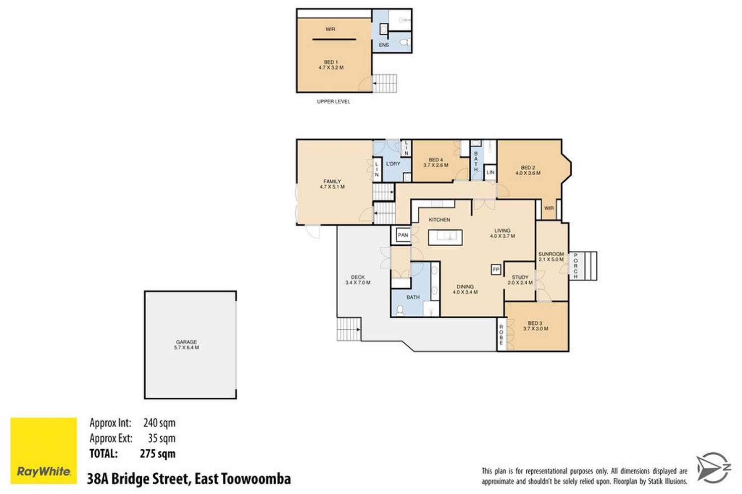 Floorplan of Homely house listing, 38A Bridge Street, East Toowoomba QLD 4350