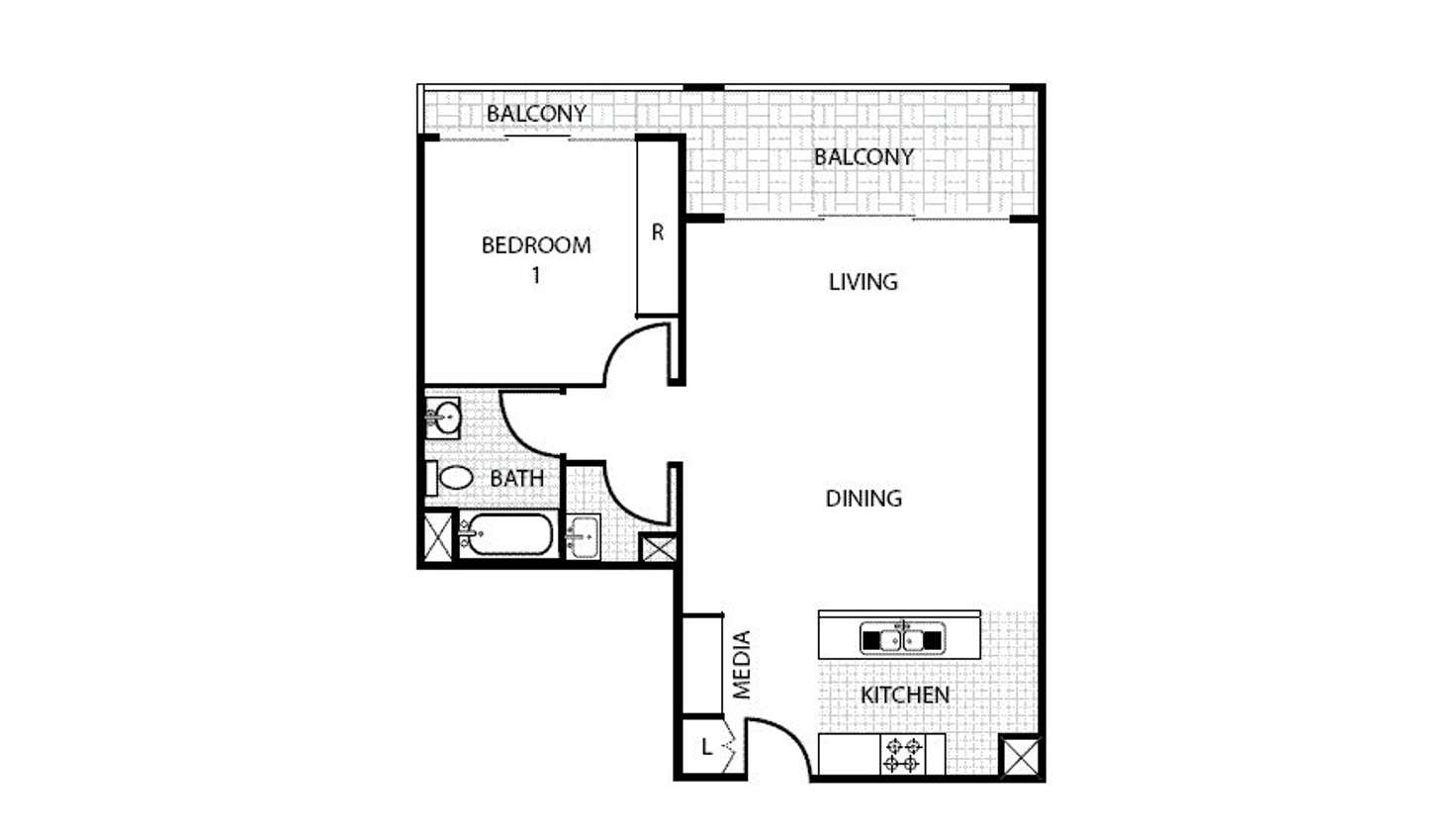 Floorplan of Homely unit listing, 507/2 Shoreline Drive, Rhodes NSW 2138