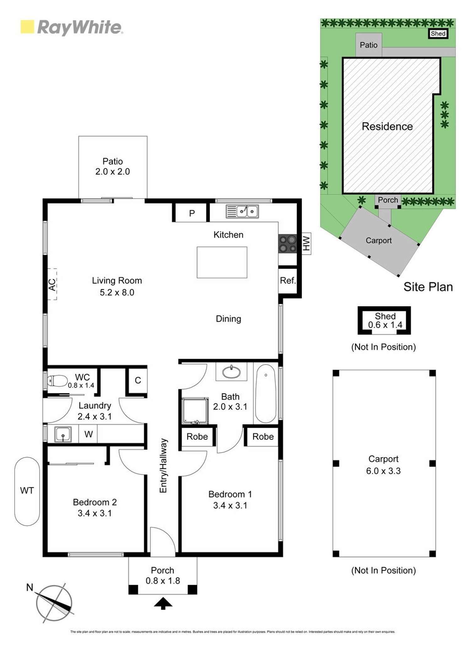 Floorplan of Homely unit listing, 3/6 Karri Court, Frankston North VIC 3200