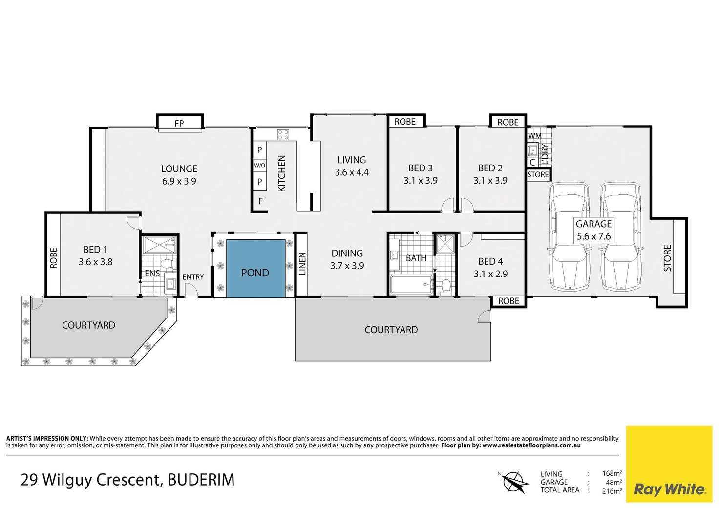 Floorplan of Homely house listing, 29 Wilguy Crescent, Buderim QLD 4556