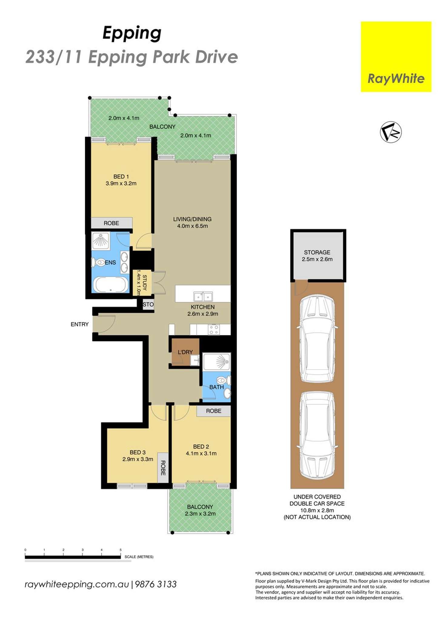 Floorplan of Homely apartment listing, 233/11 Epping Park Drive, Epping NSW 2121