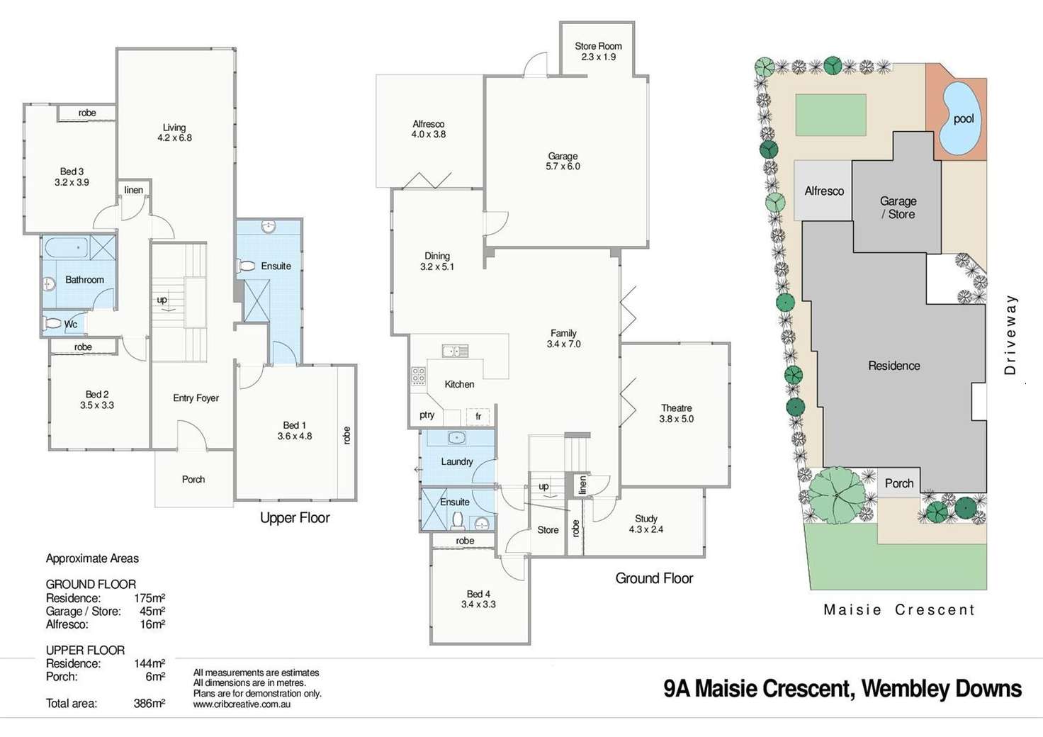 Floorplan of Homely house listing, 9A Maisie Crescent, Wembley Downs WA 6019