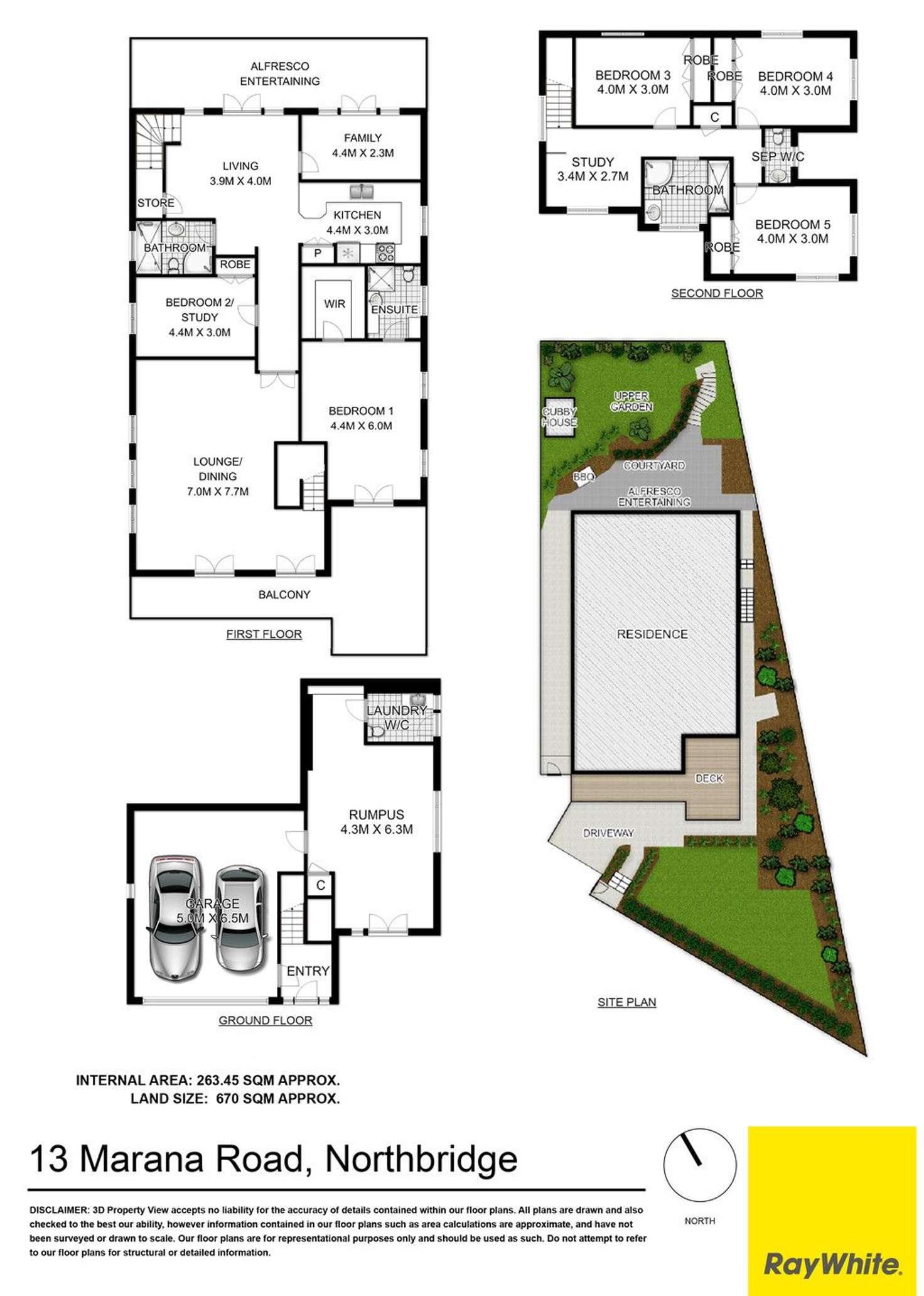 Floorplan of Homely house listing, 13 Marana Road, Northbridge NSW 2063