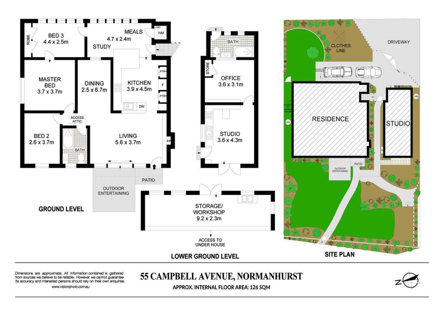 Floorplan of Homely house listing, 55 Campbell Avenue, Normanhurst NSW 2076