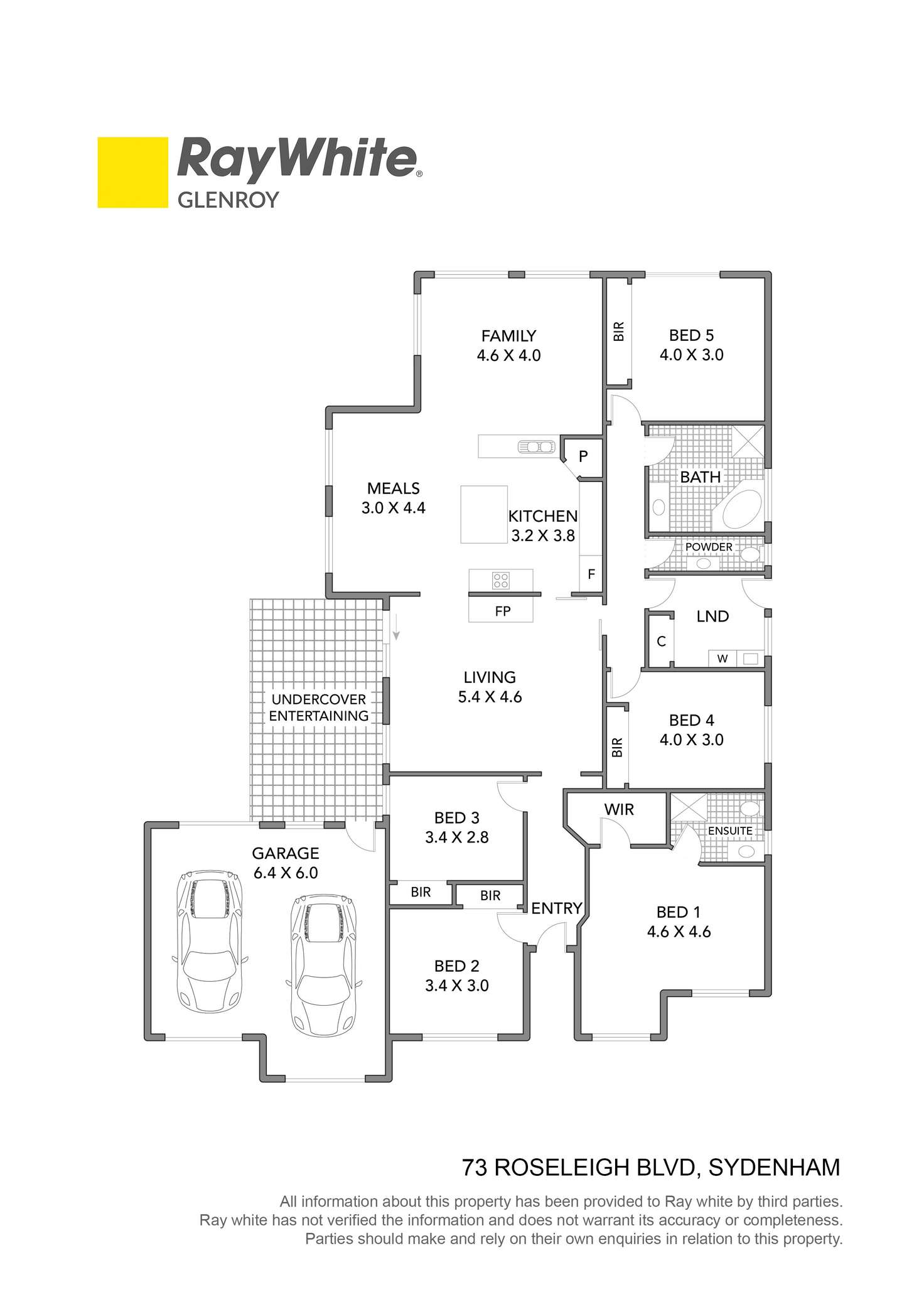 Floorplan of Homely house listing, 73 Roseleigh Boulevard, Sydenham VIC 3037