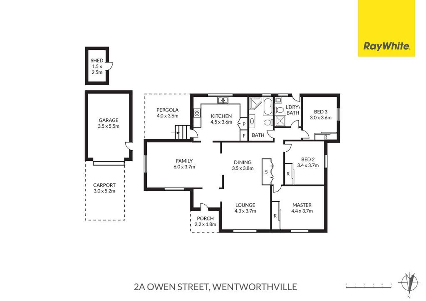 Floorplan of Homely house listing, 2A Owen Street, Wentworthville NSW 2145