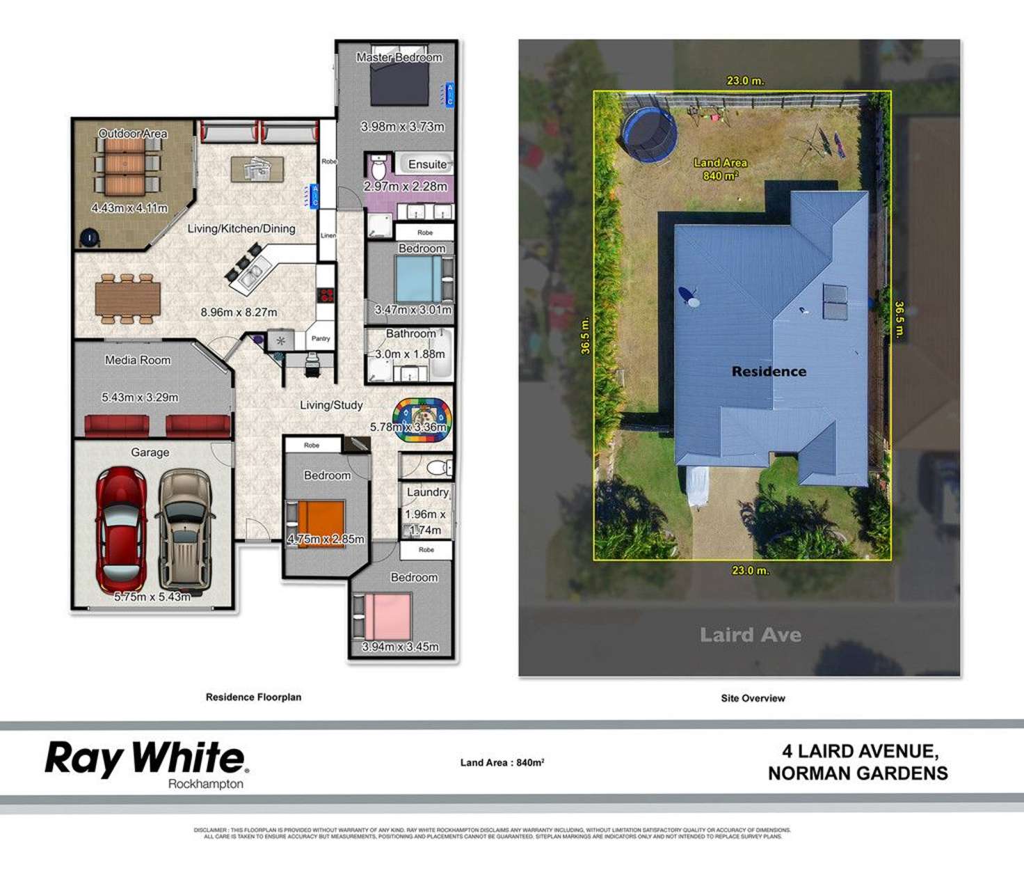 Floorplan of Homely house listing, 4 Laird Avenue, Norman Gardens QLD 4701