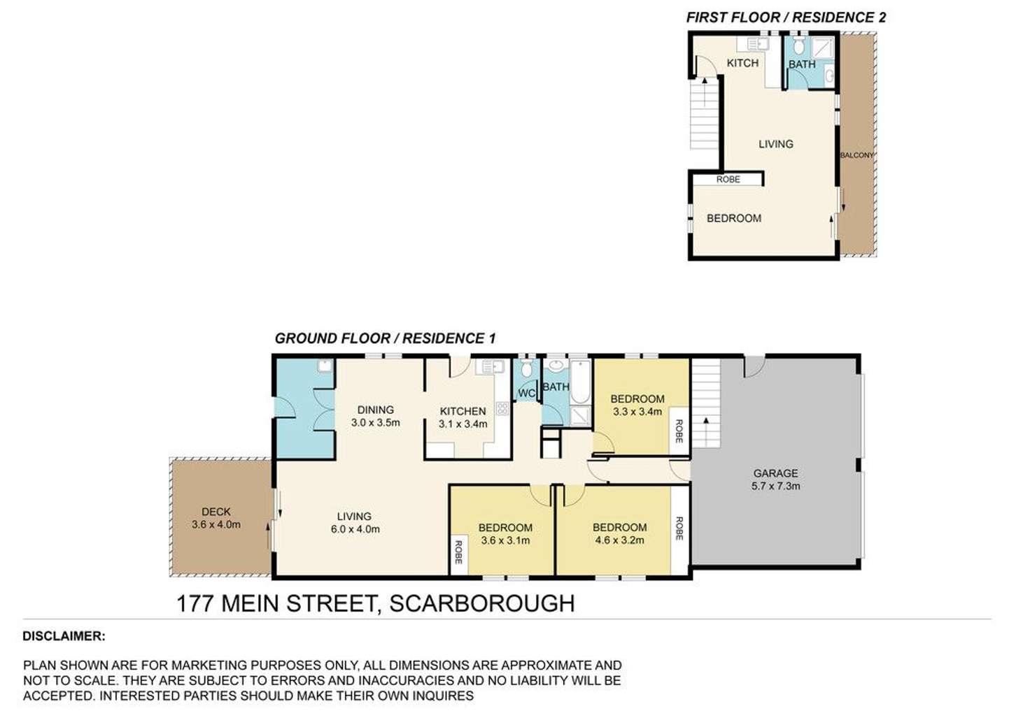 Floorplan of Homely house listing, 177 Mein Street, Scarborough QLD 4020