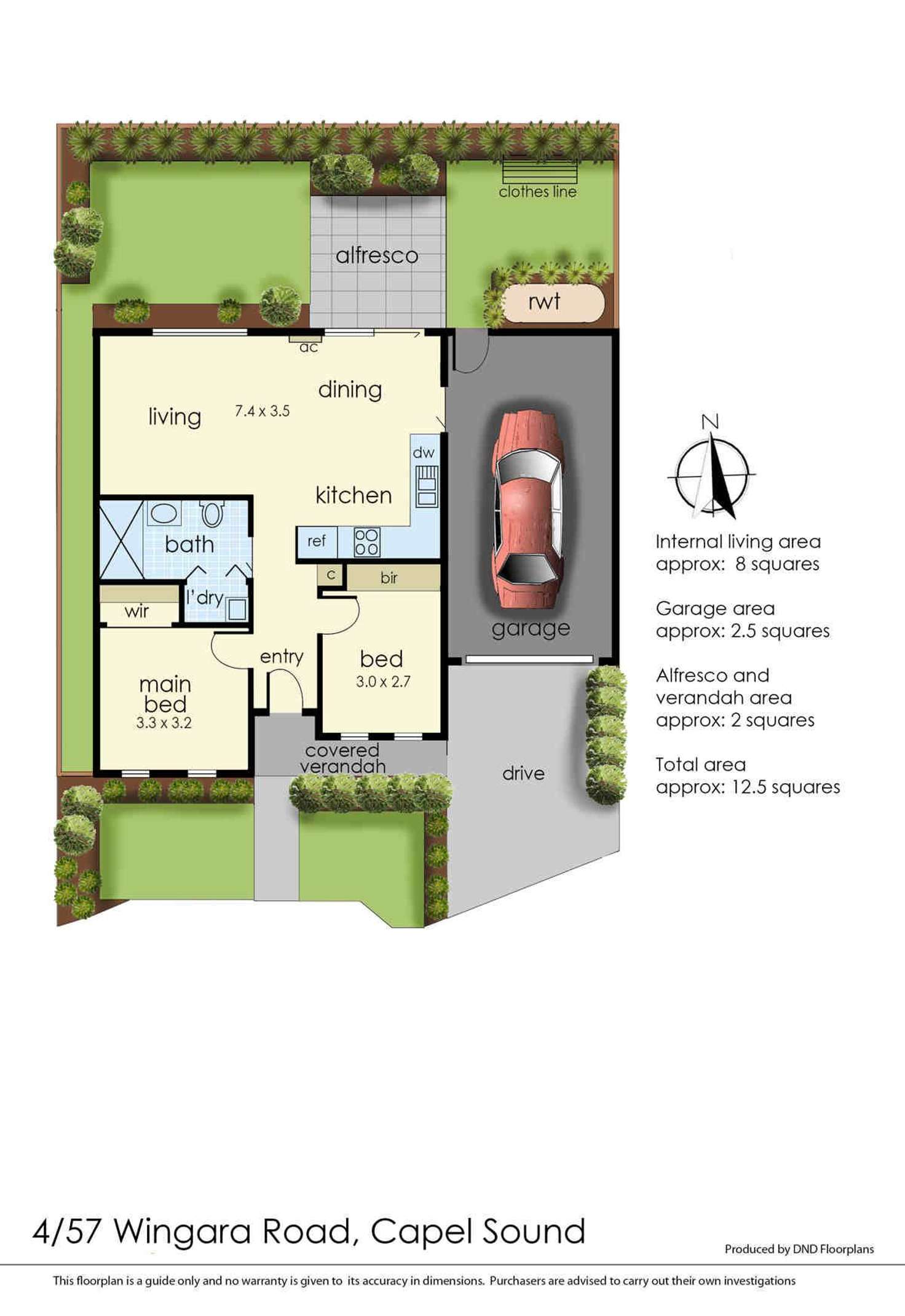 Floorplan of Homely house listing, 4/57 Wingara Drive, Capel Sound VIC 3940