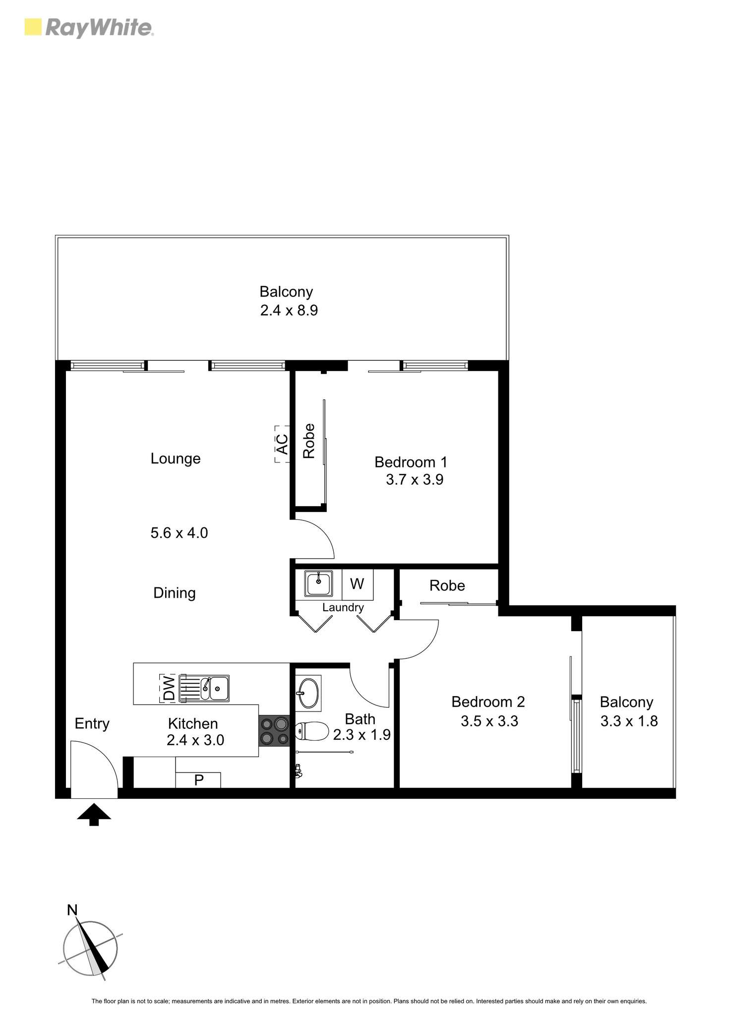 Floorplan of Homely apartment listing, 39/392 Nepean Highway, Frankston VIC 3199