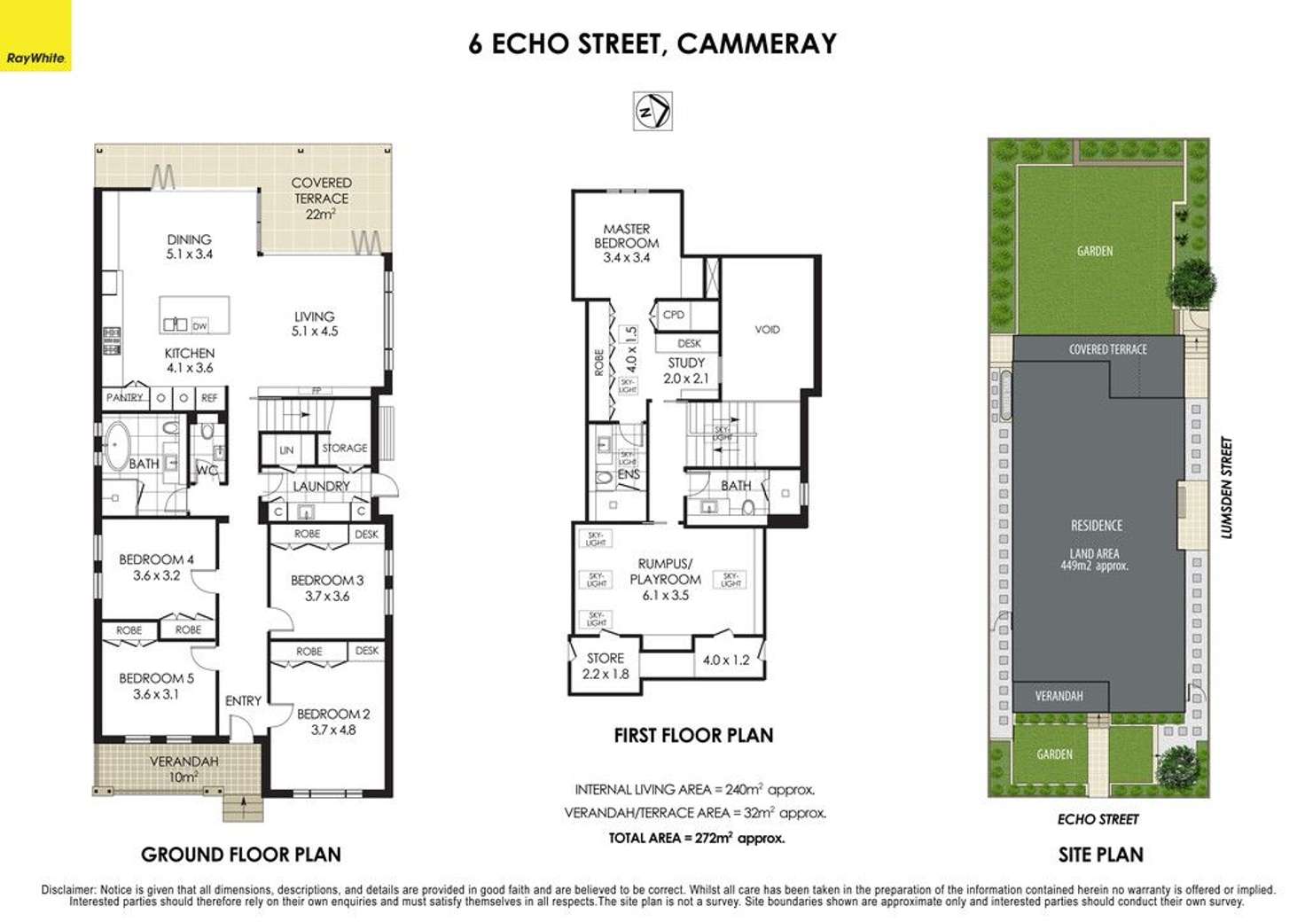 Floorplan of Homely house listing, 6 Echo Street, Cammeray NSW 2062