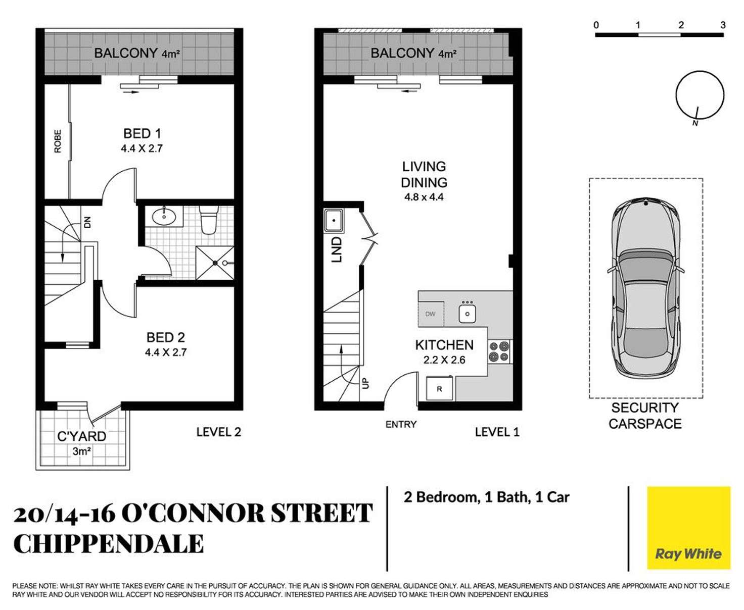 Floorplan of Homely apartment listing, 20/14-16 O'Connor Street, Chippendale NSW 2008