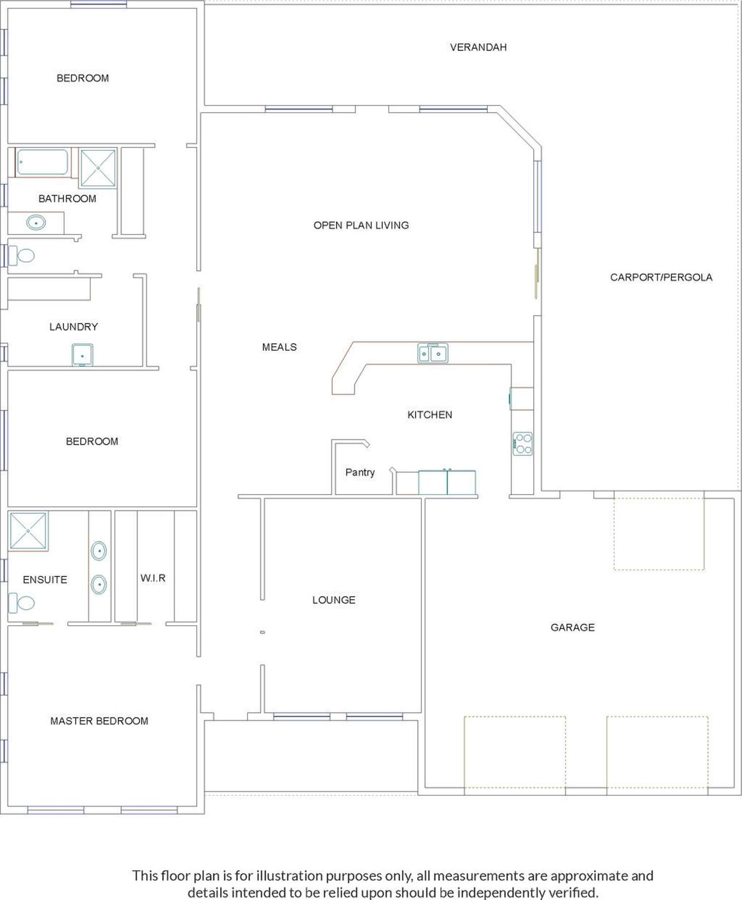 Floorplan of Homely house listing, 19 Haynes Street, Bordertown SA 5268