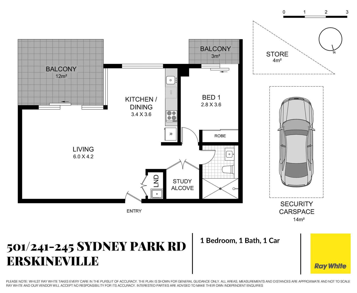 Floorplan of Homely apartment listing, 501/241-245 Sydney Park Road, Erskineville NSW 2043