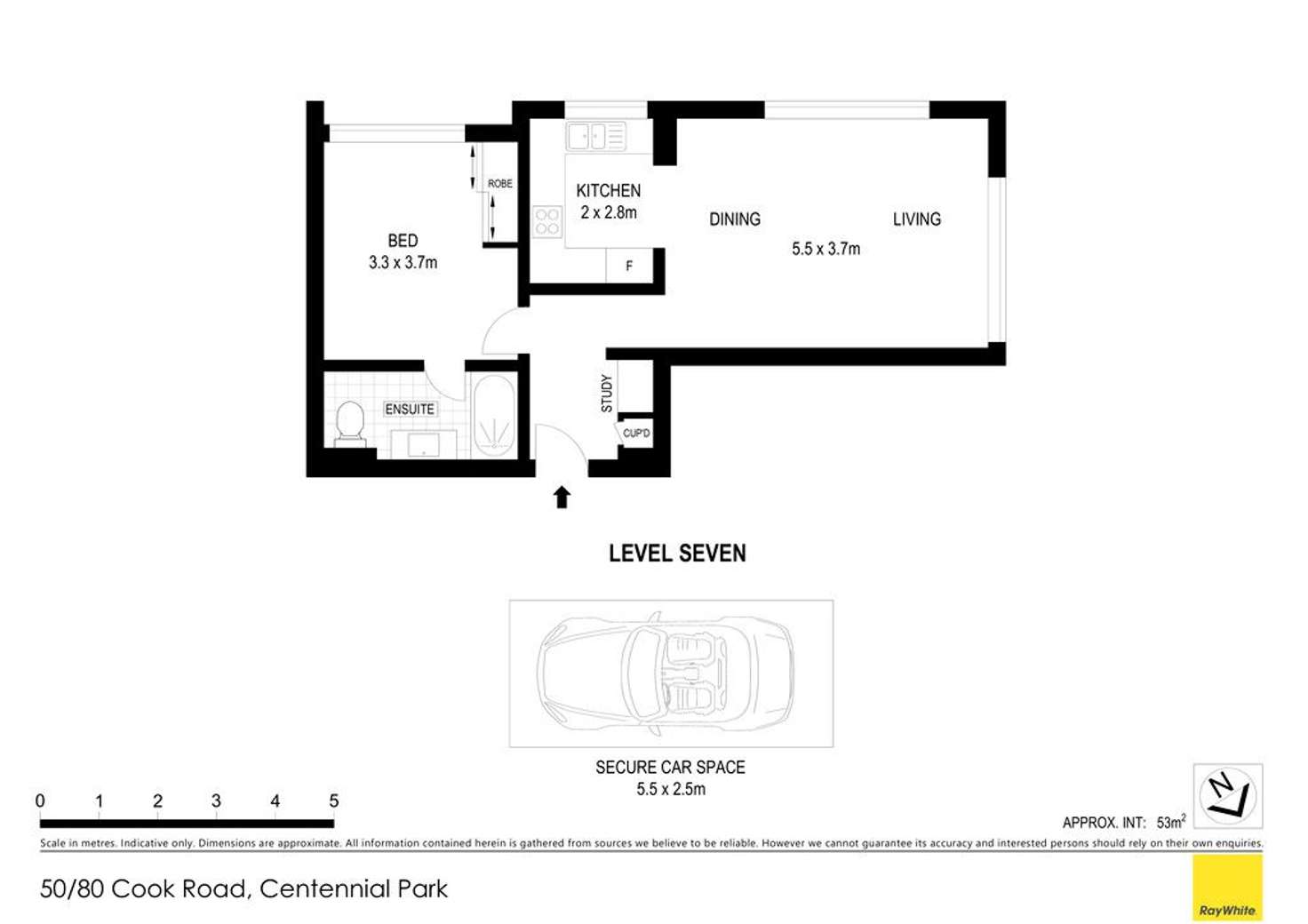 Floorplan of Homely apartment listing, 50/80 Cook Road, Centennial Park NSW 2021
