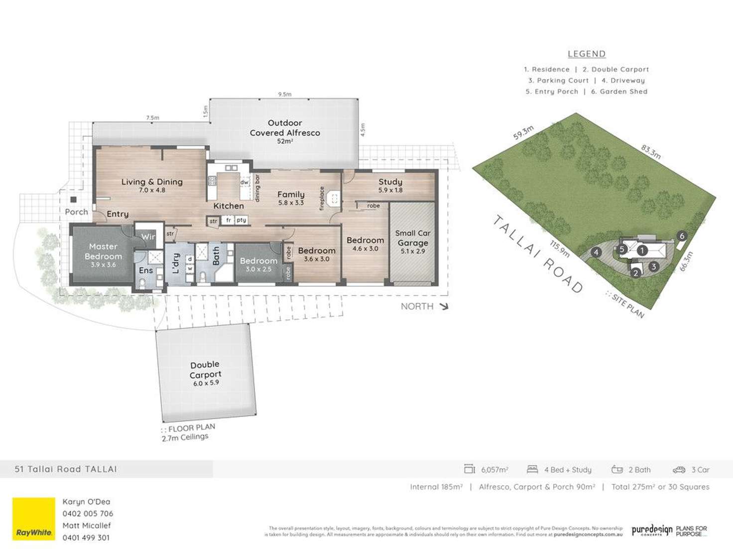 Floorplan of Homely house listing, 51 Tallai Road, Tallai QLD 4213