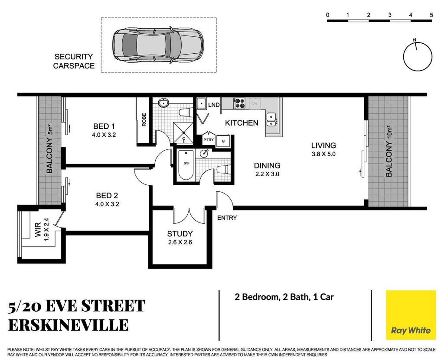 Floorplan of Homely apartment listing, 5/20 Eve Street, Erskineville NSW 2043