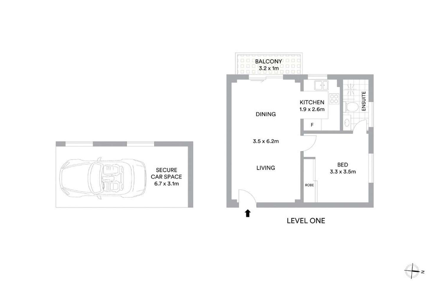Floorplan of Homely apartment listing, 5/9 Longview Street, Balmain NSW 2041