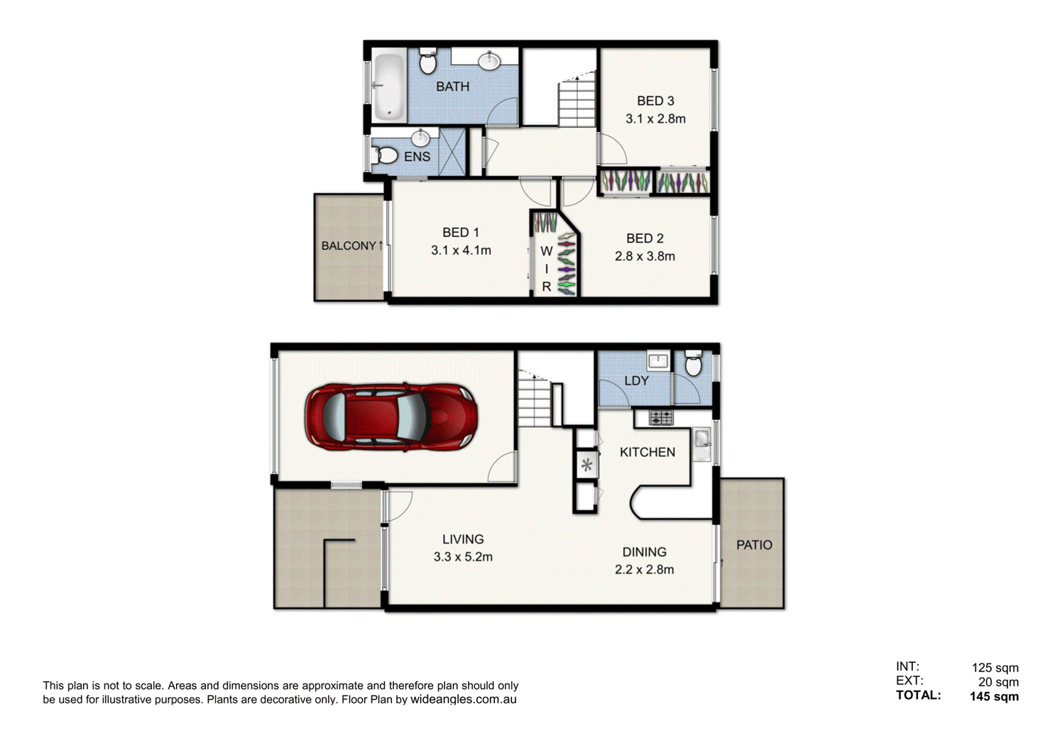 Floorplan of Homely townhouse listing, 27/2A Alpita Street, Kuraby QLD 4112