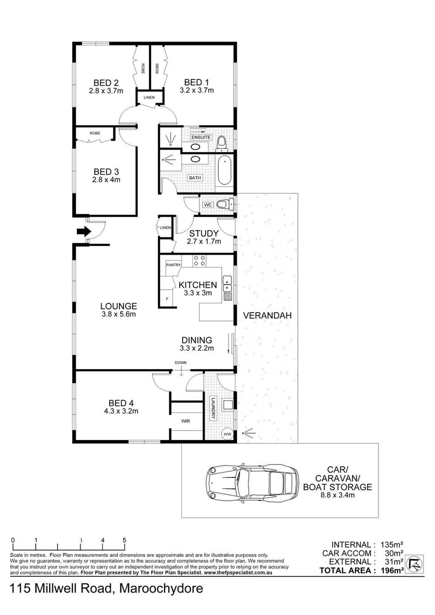 Floorplan of Homely house listing, 115 Millwell Road, Maroochydore QLD 4558