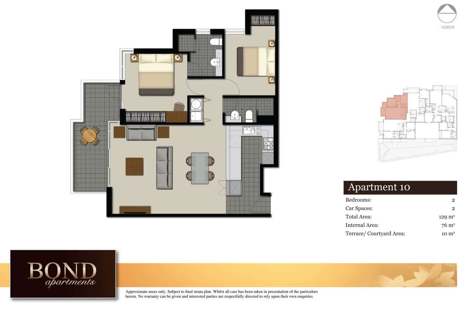 Floorplan of Homely apartment listing, 10/1A Bond Street, Mosman NSW 2088