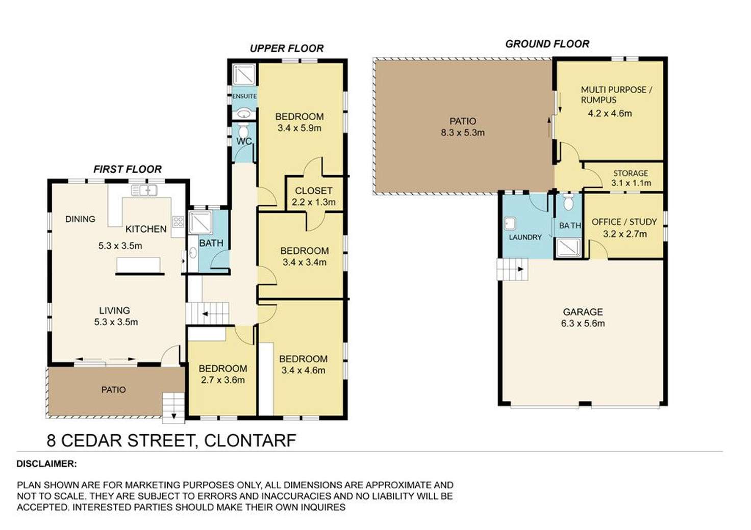 Floorplan of Homely house listing, 8 Cedar Street, Clontarf QLD 4019