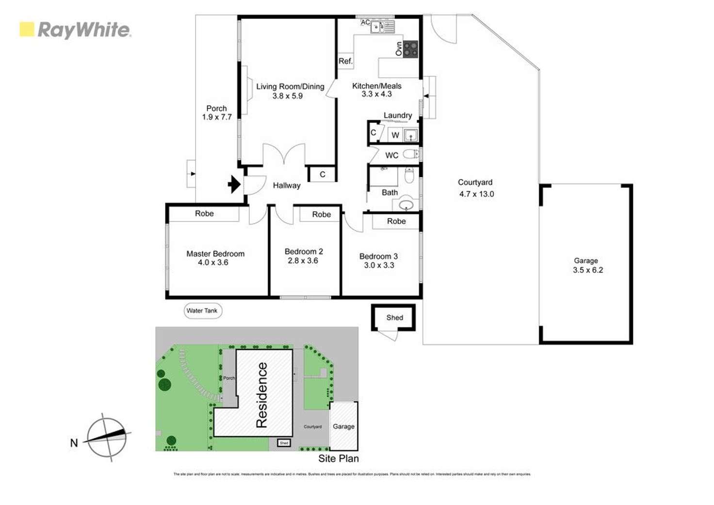 Floorplan of Homely unit listing, 1/1426 North Road, Clayton VIC 3168