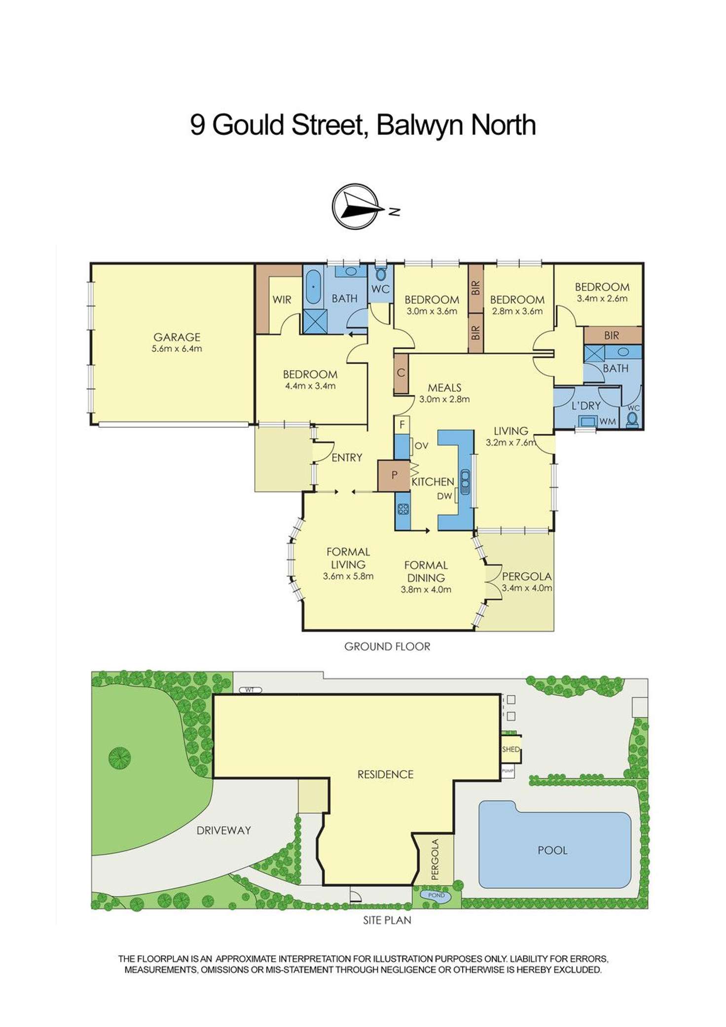 Floorplan of Homely house listing, 9 Gould Street, Balwyn North VIC 3104