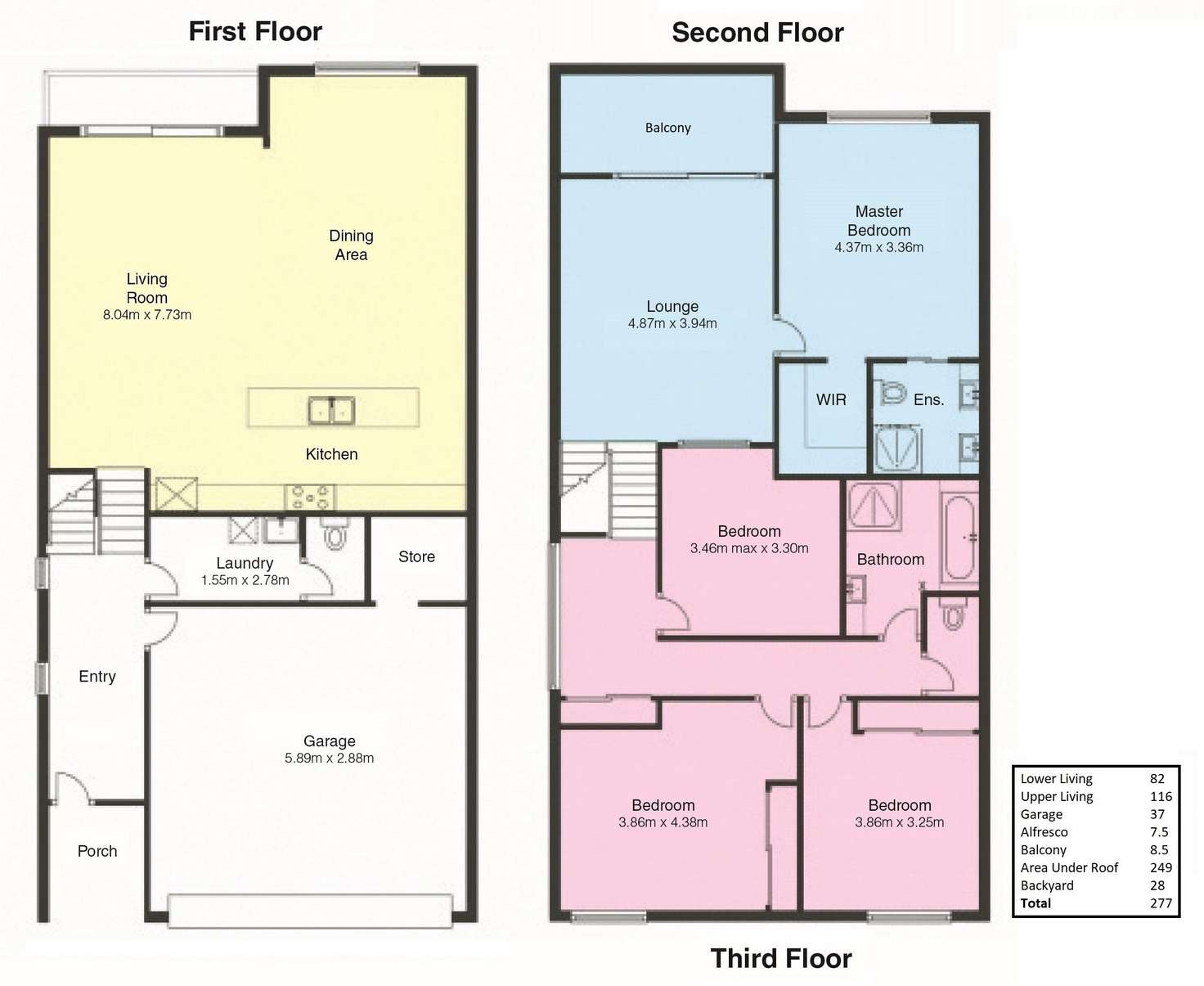 Floorplan of Homely townhouse listing, 4/50 Lakefield Drive, North Lakes QLD 4509