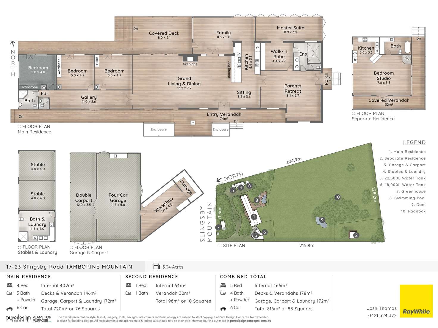 Floorplan of Homely acreageSemiRural listing, 17-23 Slingsby Road, Tamborine Mountain QLD 4272
